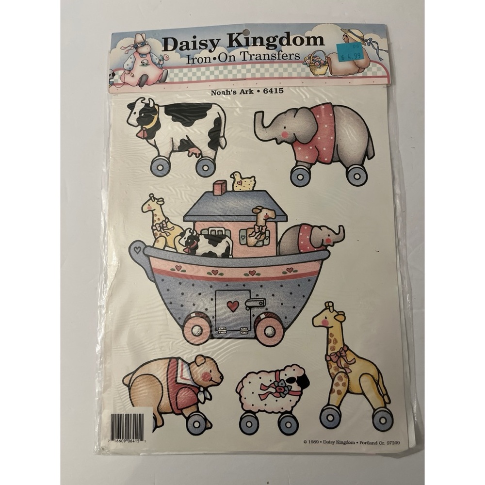 Daisy Kingdom Noah’s Ark Iron On Transfers